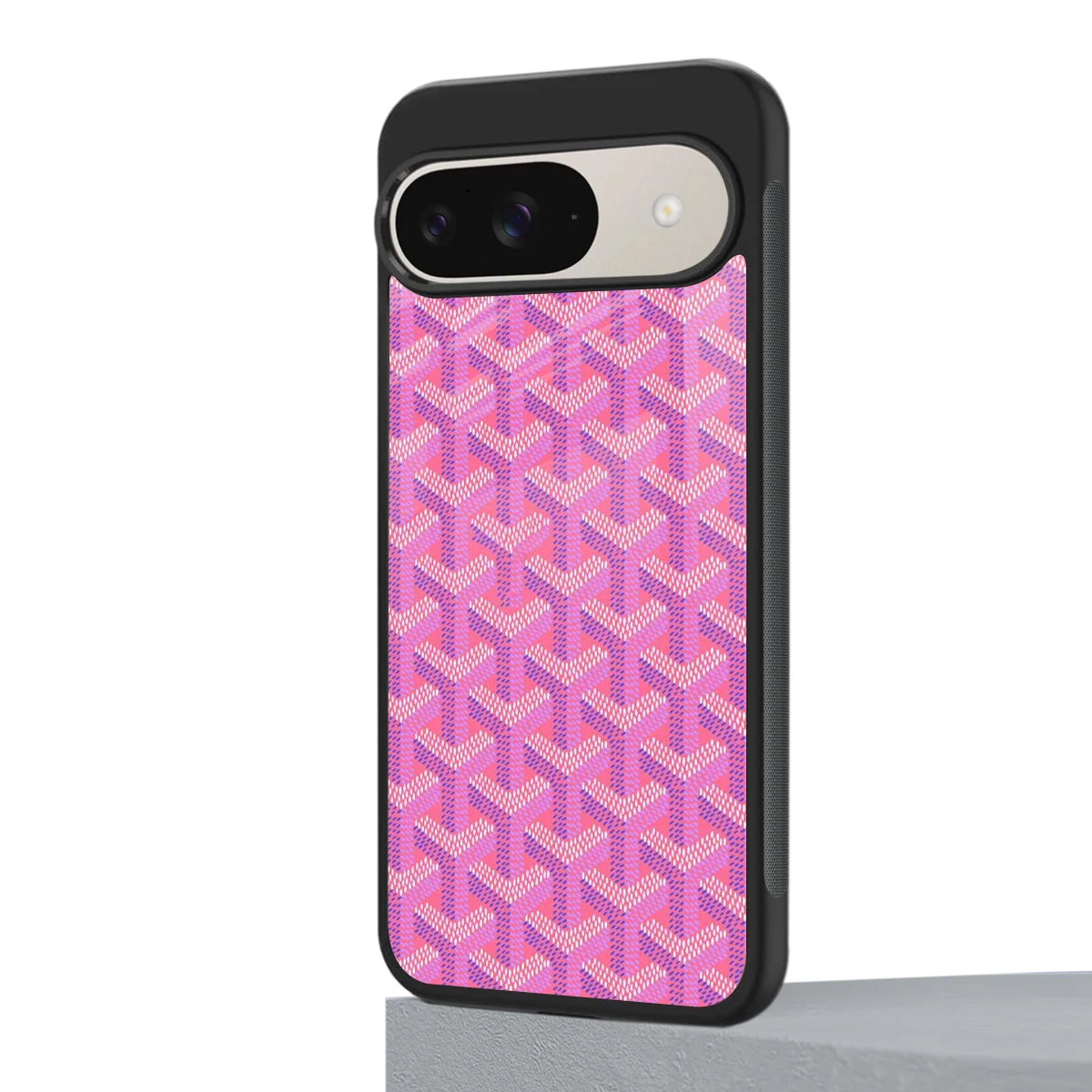 Fusion Wave Pink google pixel 9 mobile cover | shockproof glass phone case