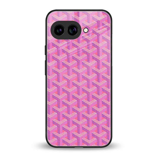 Fusion Wave Pink back phone cover | glass case for google pixel 9a