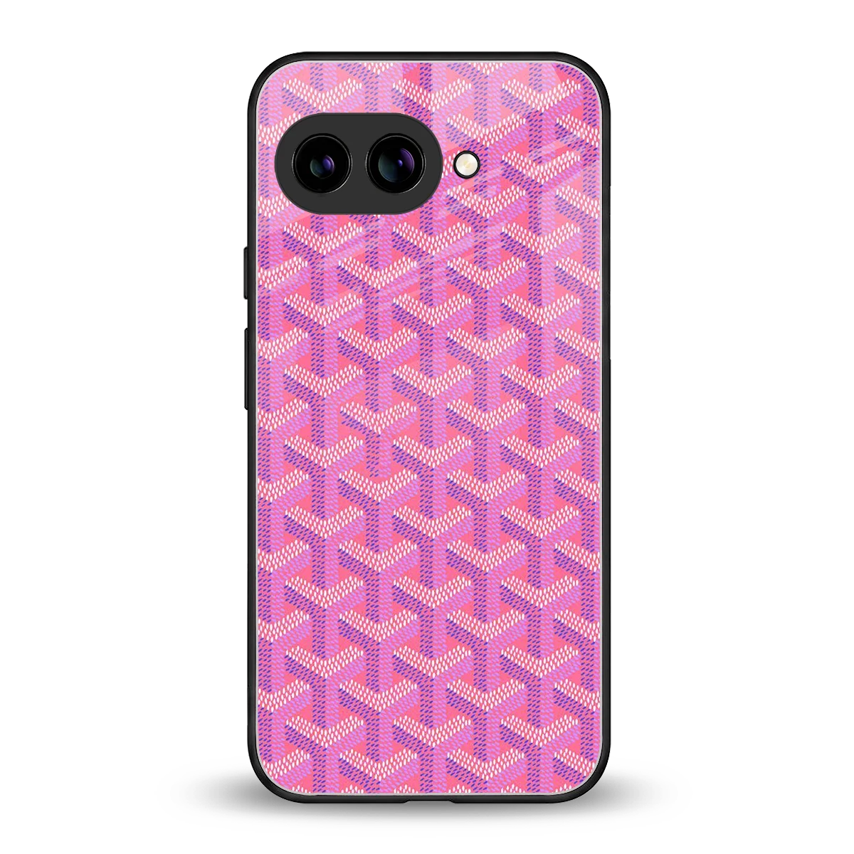 Fusion Wave Pink back phone cover | glass case for google pixel 10a