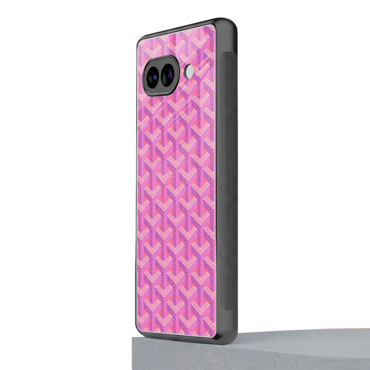 Fusion Wave Pink google pixel 10a mobile cover | shockproof glass phone case