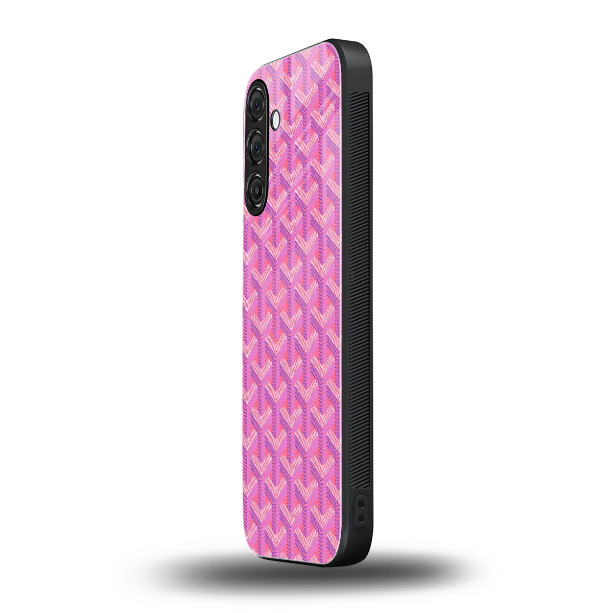 Fusion Wave Pink samsung galaxy a55 5g mobile cover | shockproof glass phone case