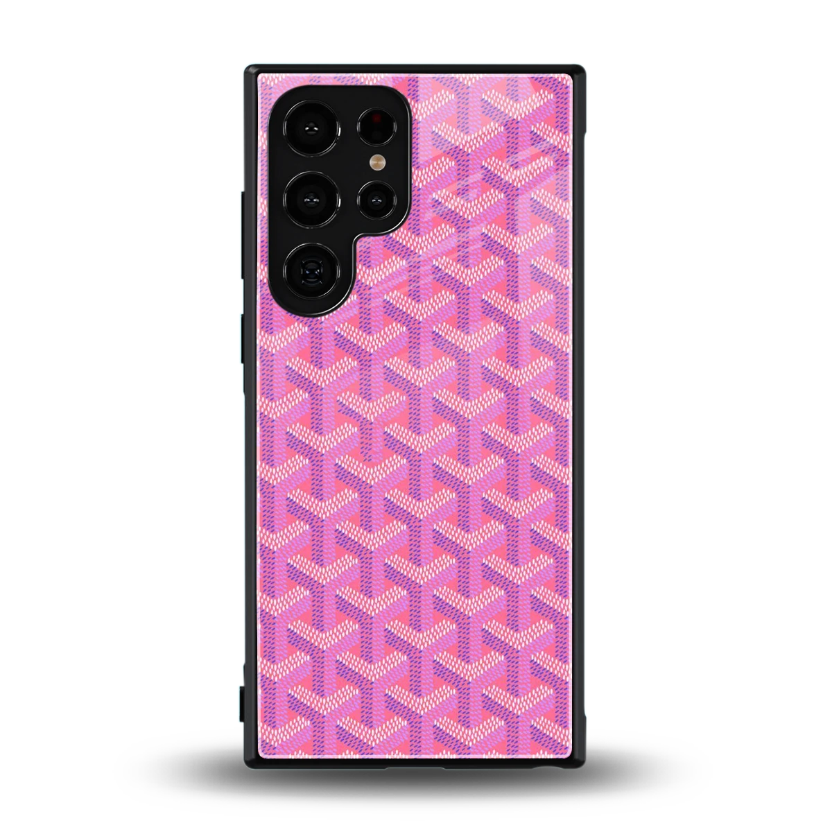 Fusion Wave Pink back phone cover | glass case for samsung galaxy s24 ultra