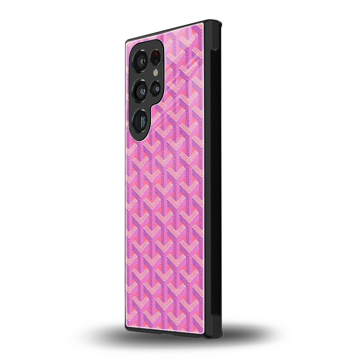 Fusion Wave Pink samsung galaxy s23 ultra mobile cover | shockproof glass phone case