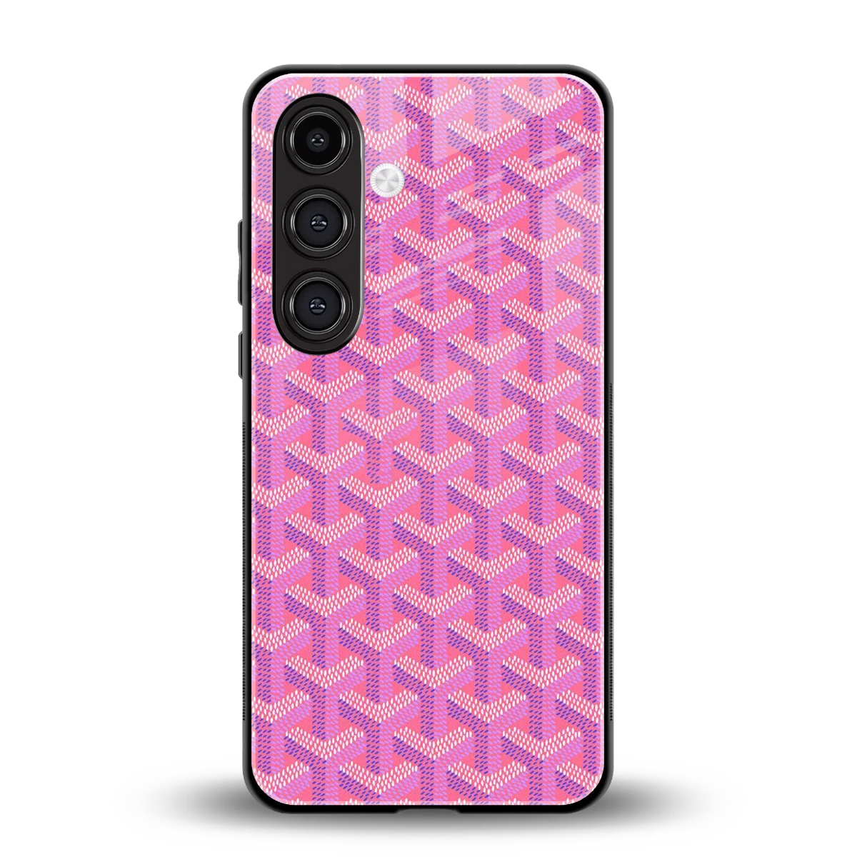 Fusion Wave Pink back phone cover | glass case for samsung galaxy s24