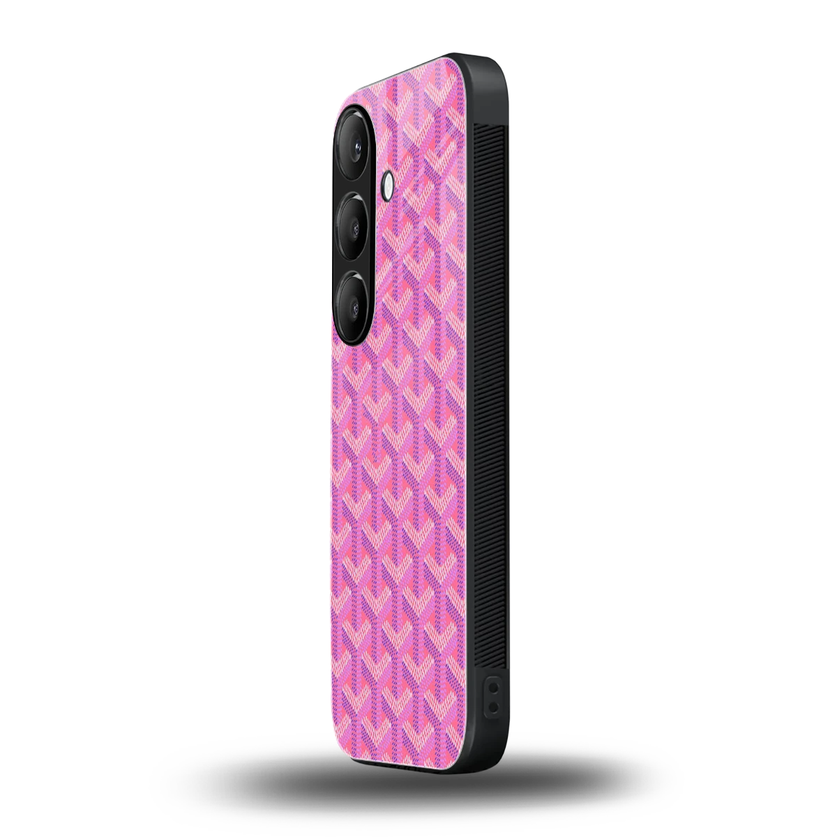 Fusion Wave Pink samsung galaxy s24 plus mobile cover | shockproof glass phone case