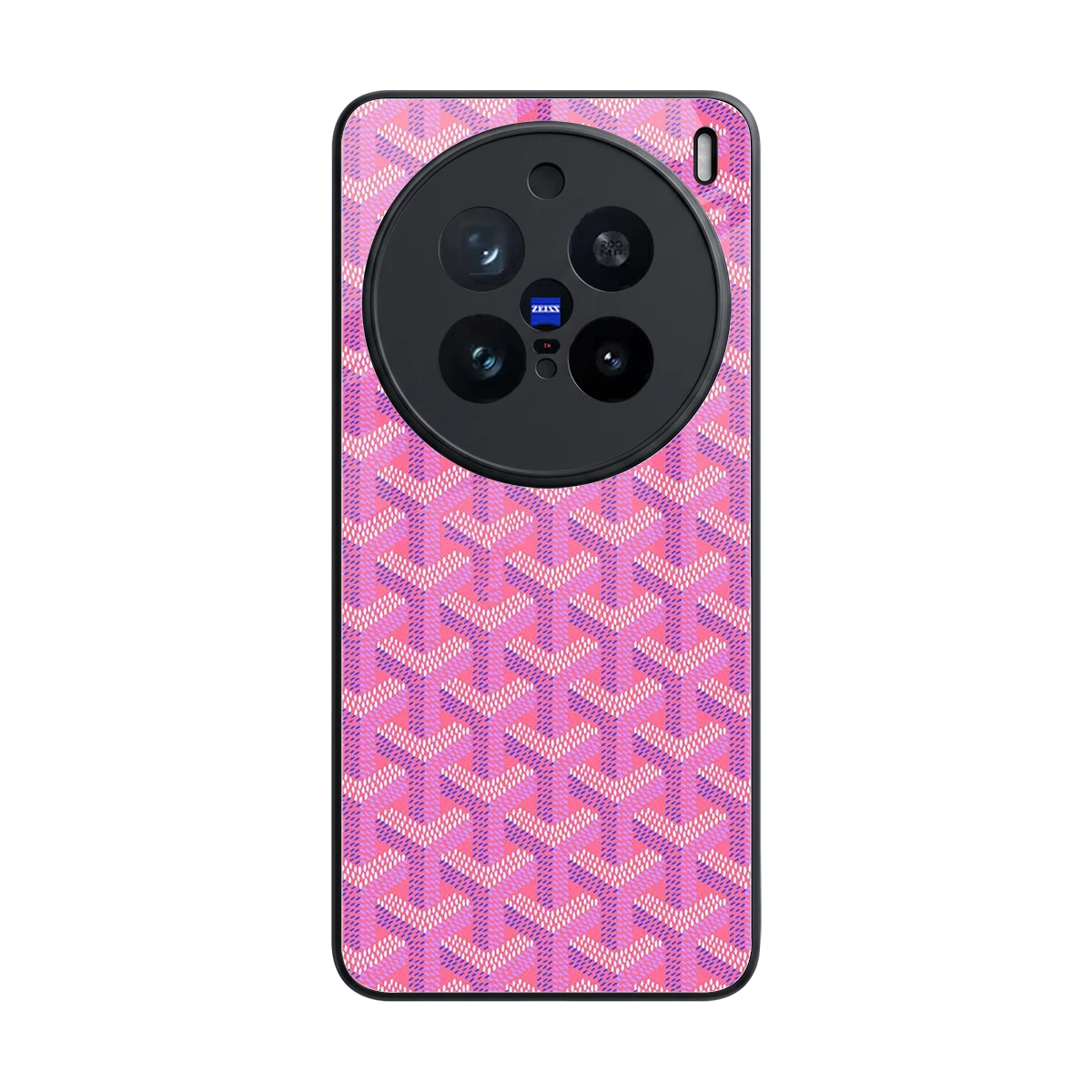 Fusion Wave Pink back phone cover | glass case for vivo x200 pro