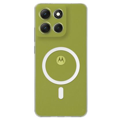 Anti Yellow Magsafe Clear Case for Motorola G86 Power 5G