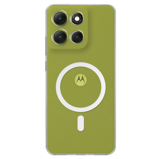 Anti Yellow Magsafe Clear Case for Motorola G86 Power 5G