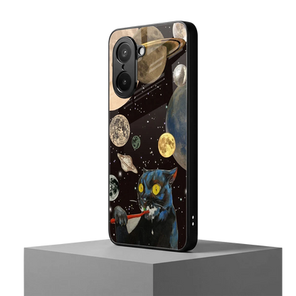 Galactic Purr oneplus nord ce5 5g mobile cover | shockproof glass phone case