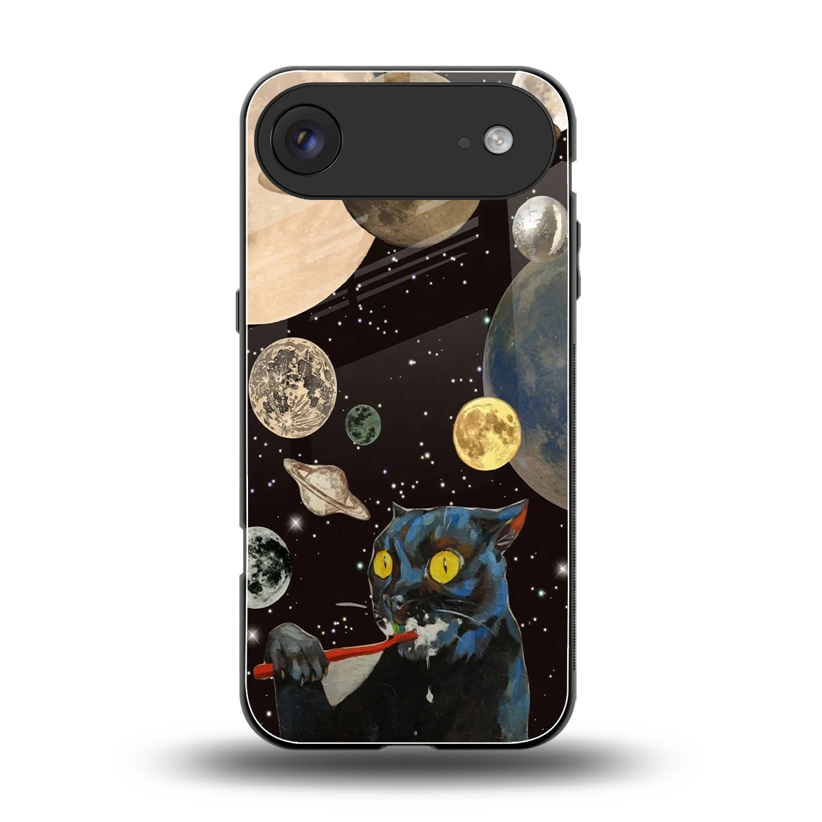 Galactic Purr back phone cover | glass case for iphone air