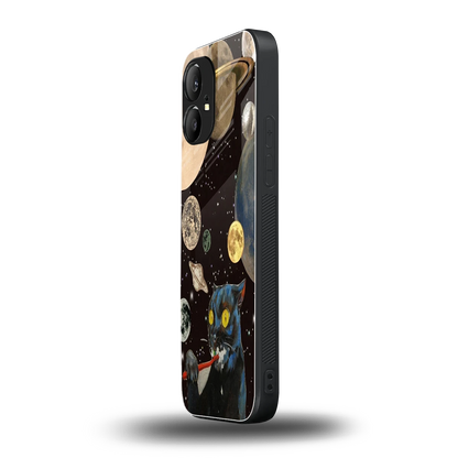 Galactic Purr nothing phone 1 mobile cover | shockproof glass phone case