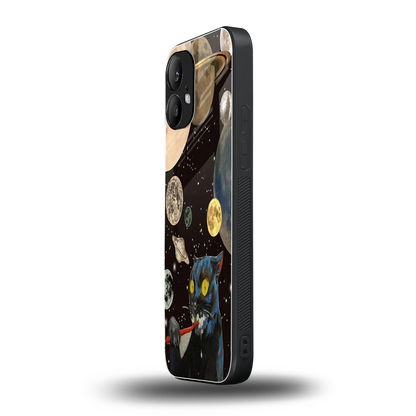 Galactic Purr nothing phone 2 mobile cover | shockproof glass phone case