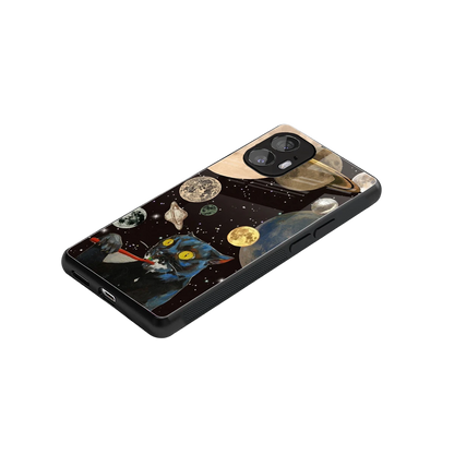 Galactic Purr stylish phone case for nothing phone 2 | glossy glass and slim fit