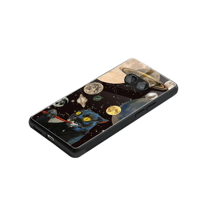 Galactic Purr stylish phone case for nothing phone 2a | glossy glass and slim fit