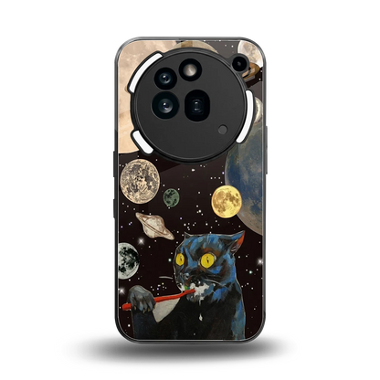 Galactic Purr back phone cover | glass case for nothing phone 3a pro