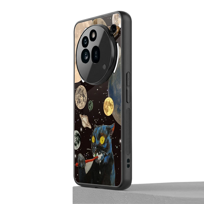 Galactic Purr nothing phone 3a pro mobile cover | shockproof glass phone case