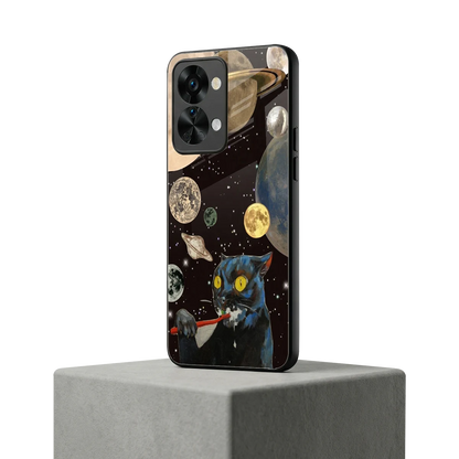 Galactic Purr oneplus nord 2t mobile cover | shockproof glass phone case
