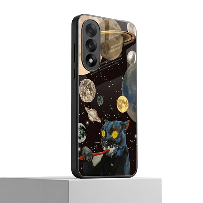 Galactic Purr oneplus nord 5 mobile cover | shockproof glass phone case