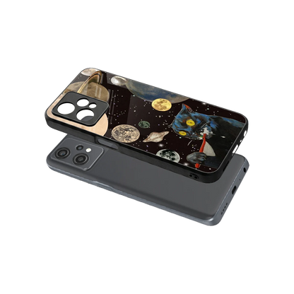 Galactic Purr sleek oneplus nord ce 2 lite cover with tempered glass back and TPU edges
