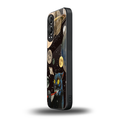 Galactic Purr oneplus nord ce 4 lite mobile cover | shockproof glass phone case