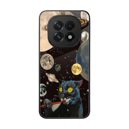 Galactic Purr back phone cover | glass case for oppo f29 5g