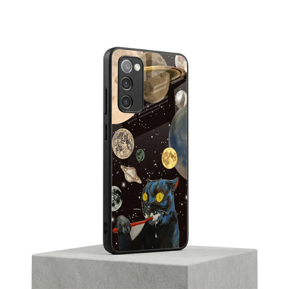Galactic Purr samsung galaxy s20 fe mobile cover | shockproof glass phone case