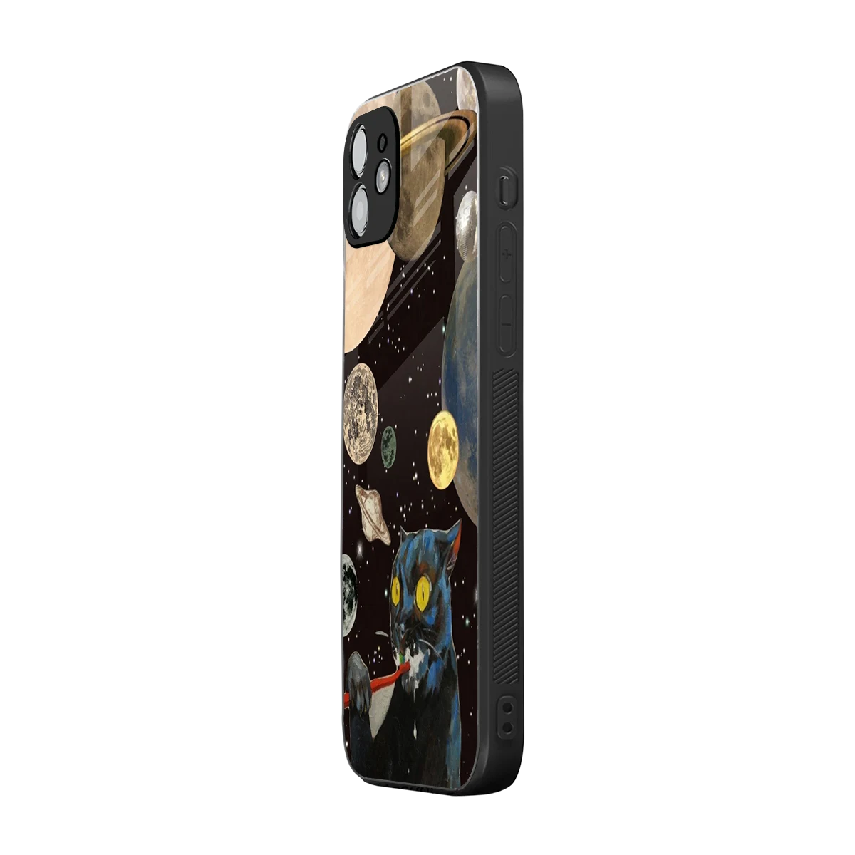 Galactic Purr iphone 11 mobile cover | shockproof glass phone case
