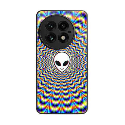 Galactic Vibes back phone cover | glass case for oneplus 13