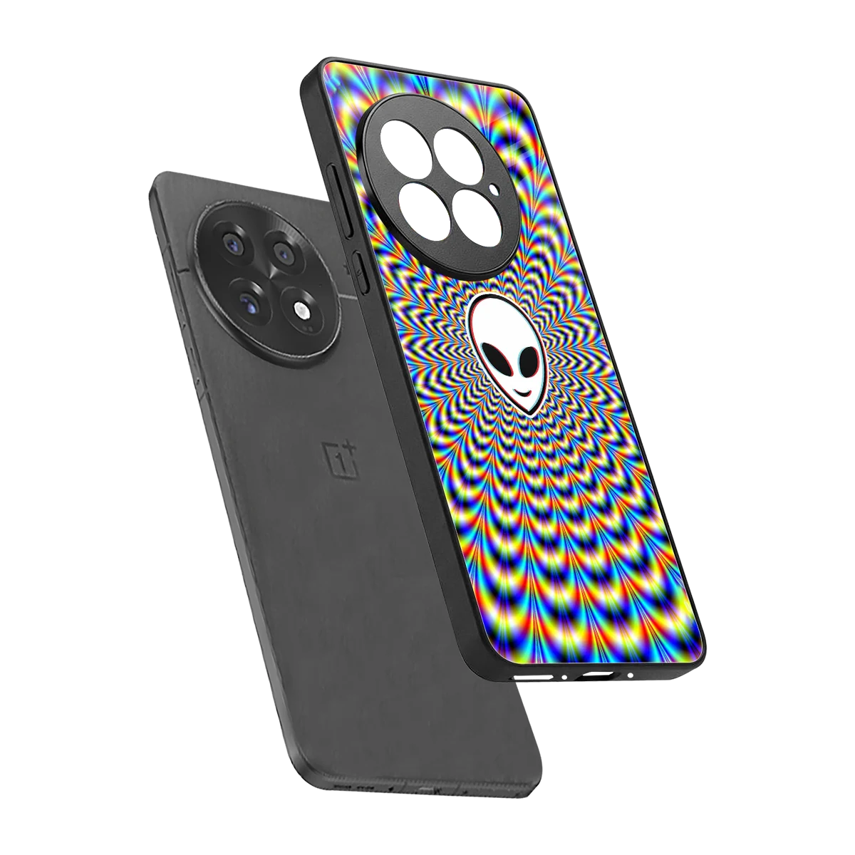 Galactic Vibes sleek oneplus 13 cover with tempered glass back and TPU edges