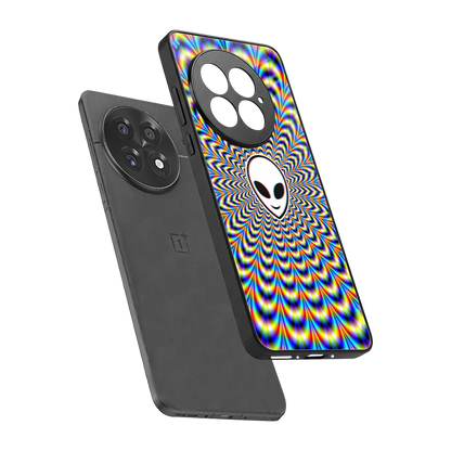 Galactic Vibes sleek oneplus 13 cover with tempered glass back and TPU edges