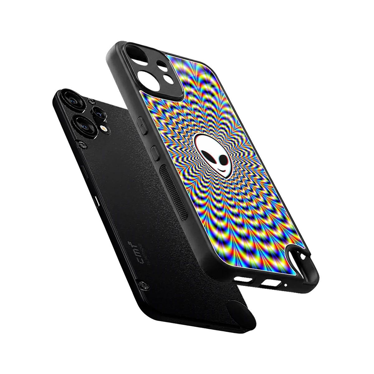 Galactic Vibes sleek cmf nothing phone 2 pro cover with tempered glass back and TPU edges