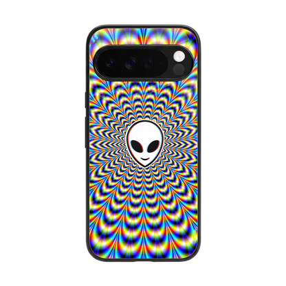 Galactic Vibes back phone cover | glass case for google pixel 10 pro xl
