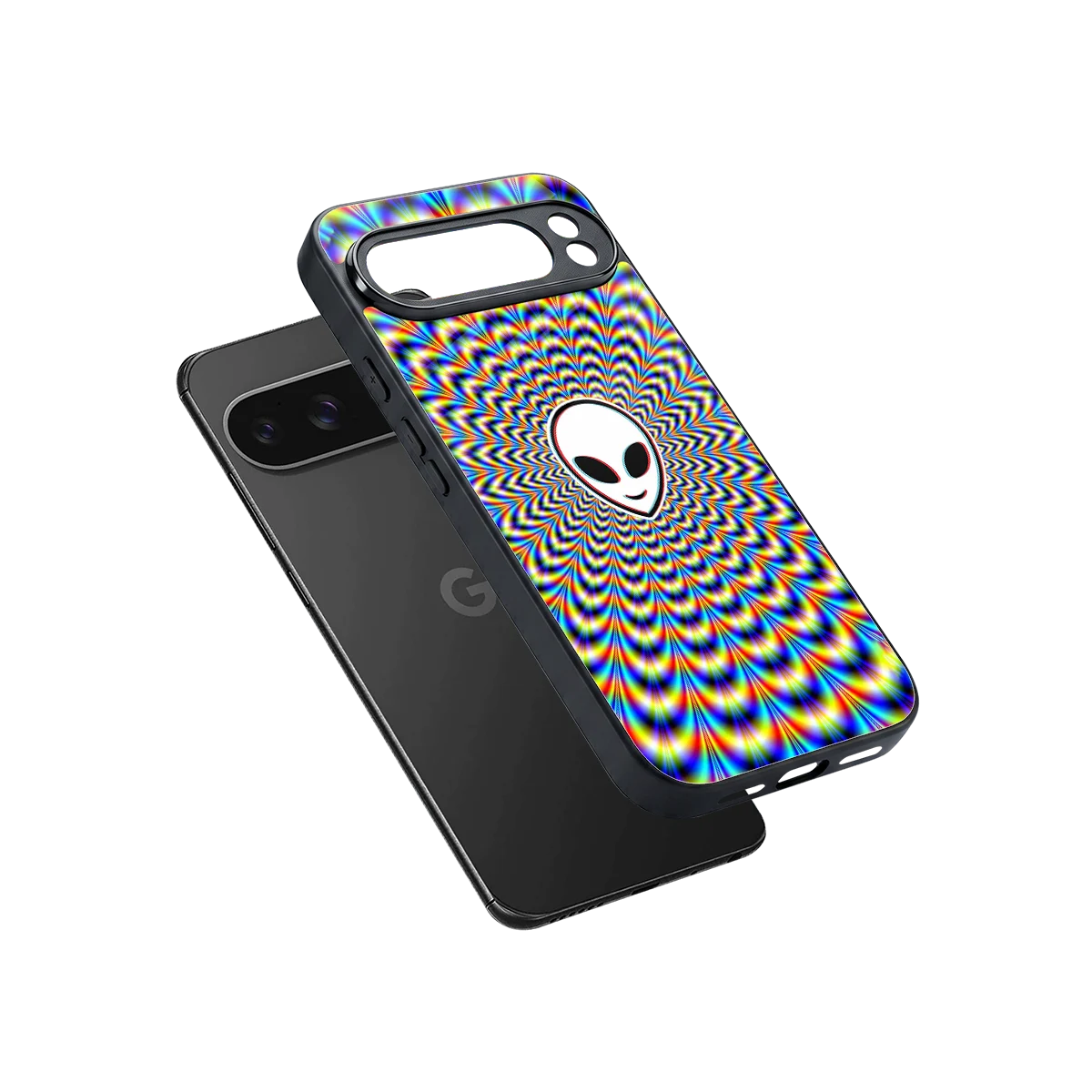 Galactic Vibes sleek google pixel 10 pro xl cover with tempered glass back and TPU edges