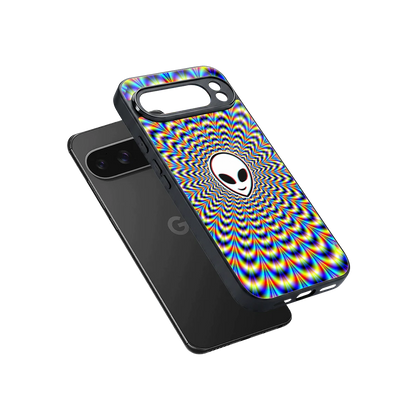Galactic Vibes sleek google pixel 10 pro xl cover with tempered glass back and TPU edges