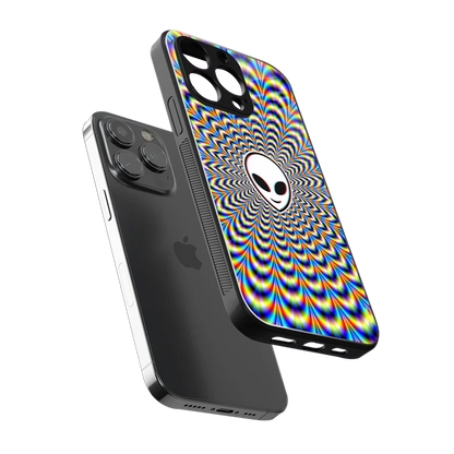 Galactic Vibes sleek iphone 14 pro max cover with tempered glass back and TPU edges