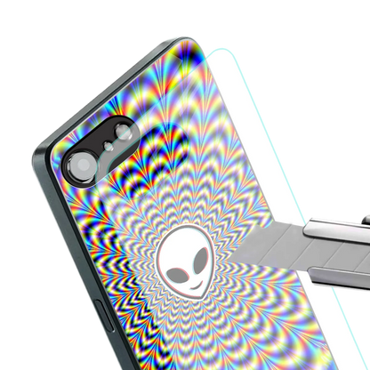 Galactic Vibes stylish phone case for iphone 16e | glossy glass and slim fit