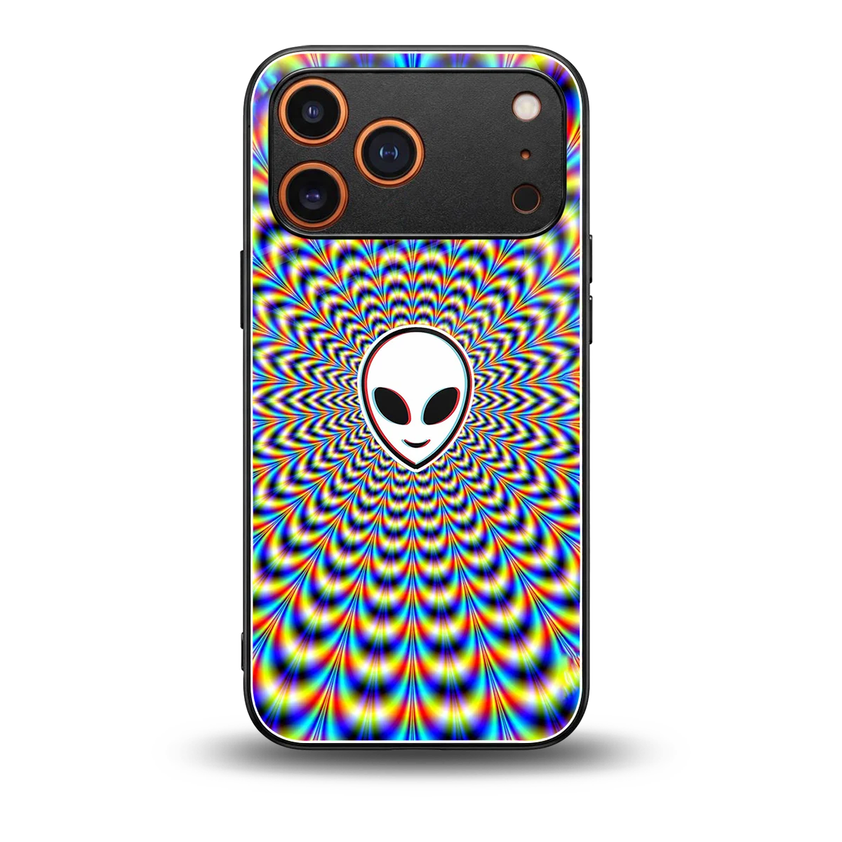 Galactic Vibes back phone cover | glass case for iphone 17 pro