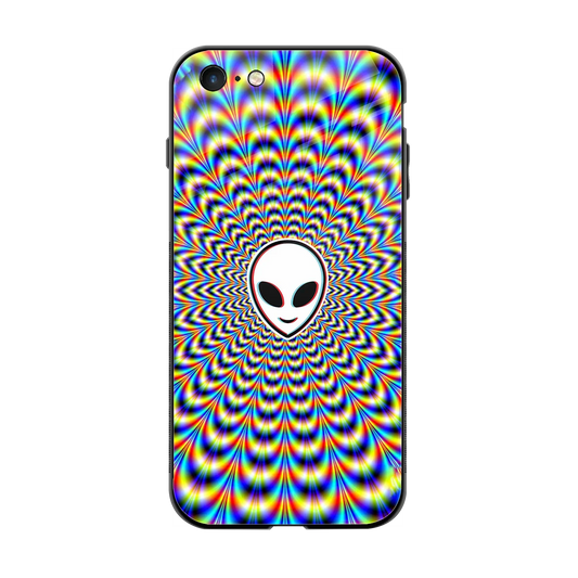 Galactic Vibes back phone cover | glass case for iphone 6