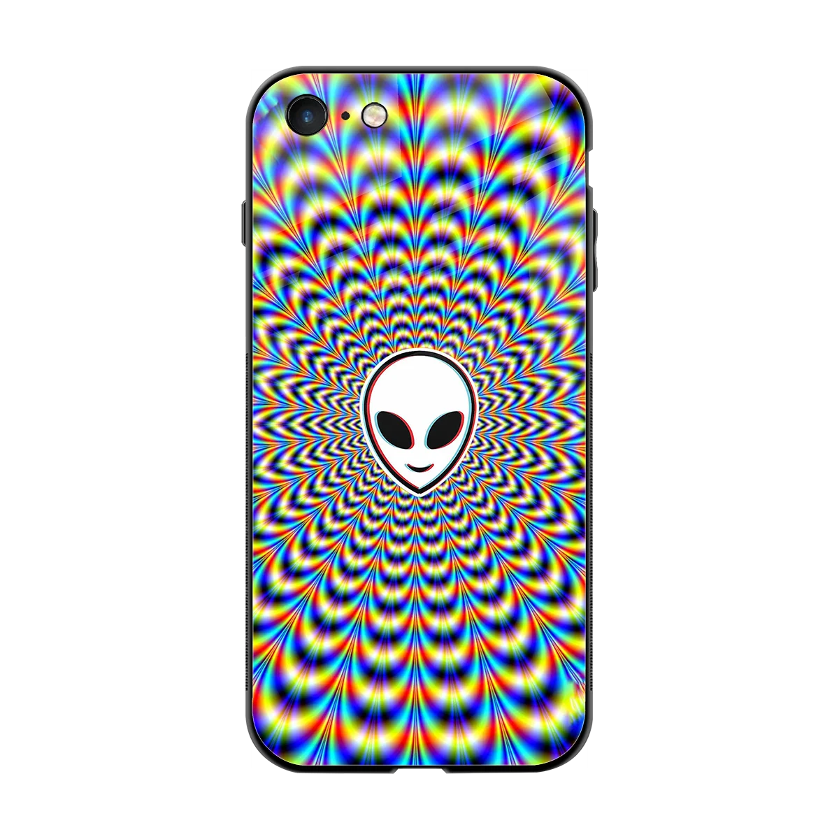 Galactic Vibes back phone cover | glass case for iphone 7
