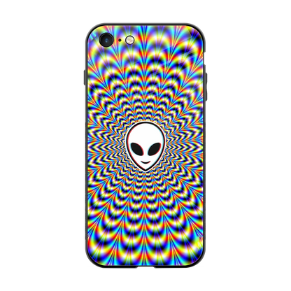Galactic Vibes back phone cover | glass case for iphone 7