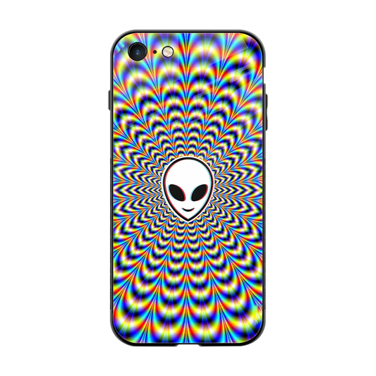 Galactic Vibes back phone cover | glass case for iphone 7