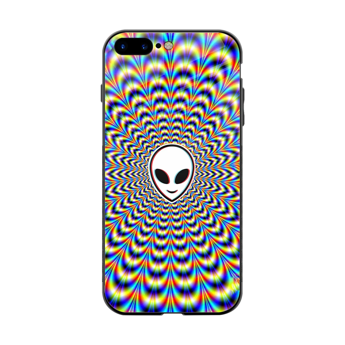 Galactic Vibes back phone cover | glass case for iphone 8 plus