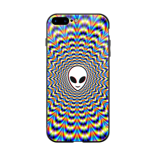 Galactic Vibes back phone cover | glass case for iphone 8 plus