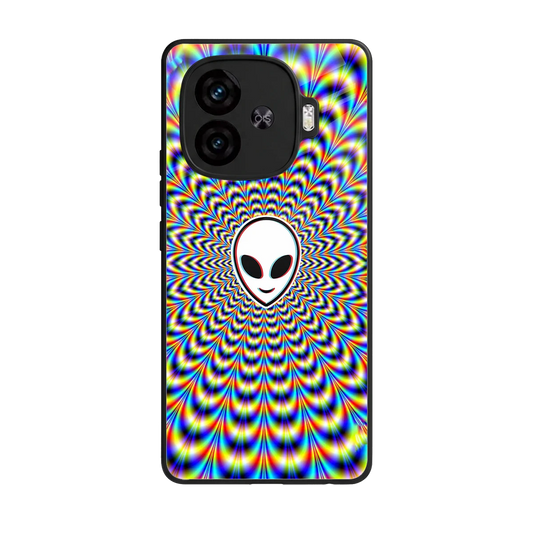 Galactic Vibes back phone cover | glass case for iqoo neo 10r 5g