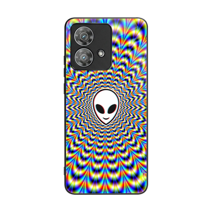 Galactic Vibes back phone cover | glass case for motorola edge 40 neo 5g