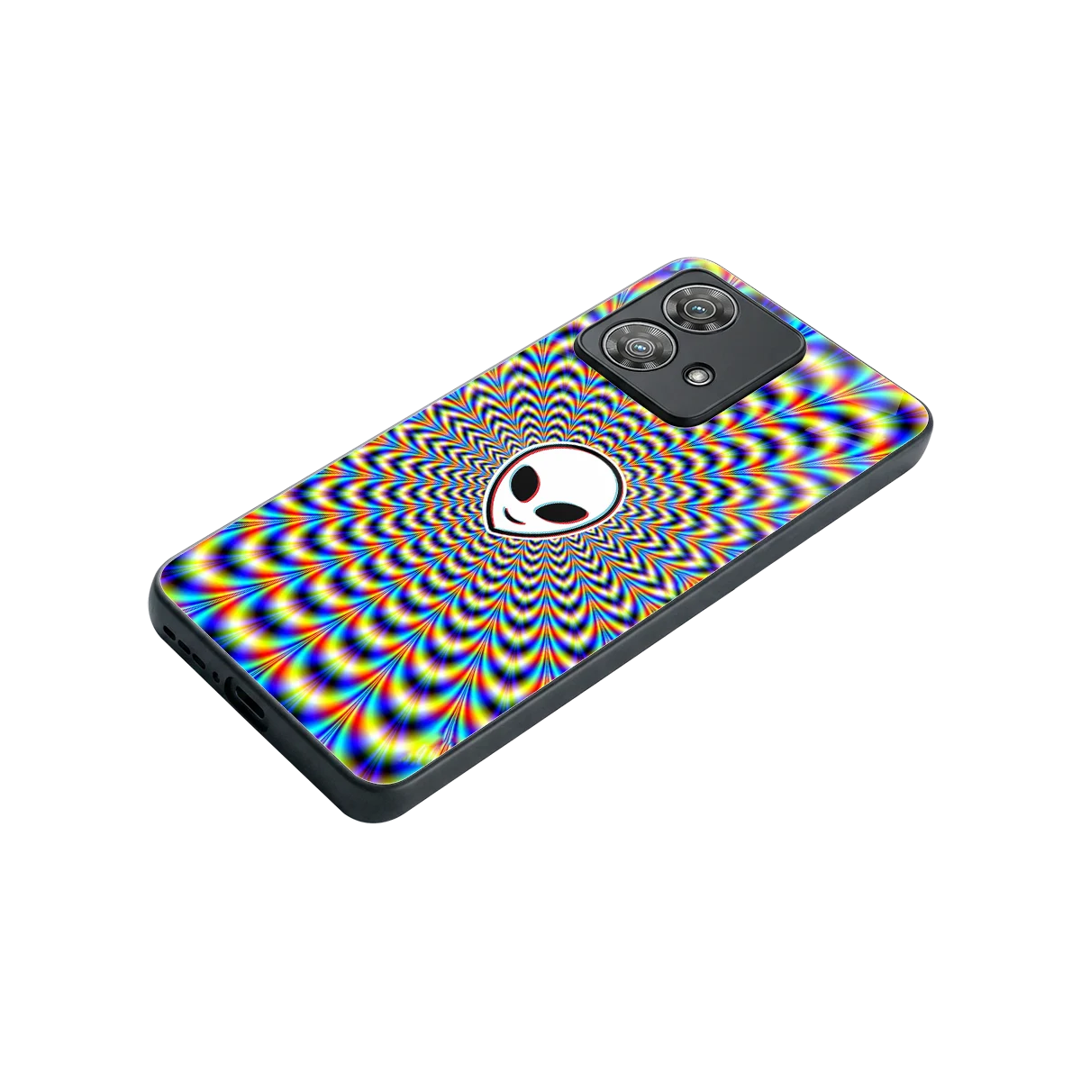 Galactic Vibes stylish phone case for motorola edge 40 neo 5g | glossy glass and slim fit