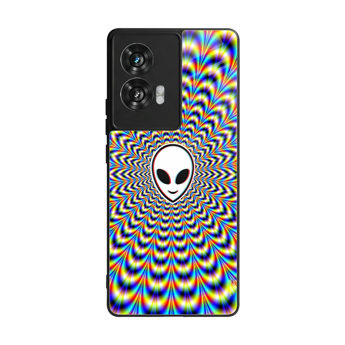 Galactic Vibes back phone cover | glass case for motorola edge 50 fusion