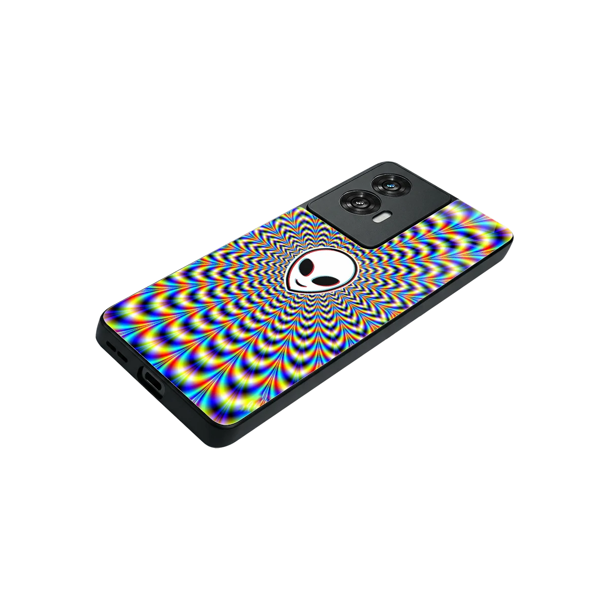 Galactic Vibes stylish phone case for motorola edge 50 fusion | glossy glass and slim fit