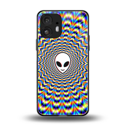 Galactic Vibes back phone cover | glass case for nothing phone 2