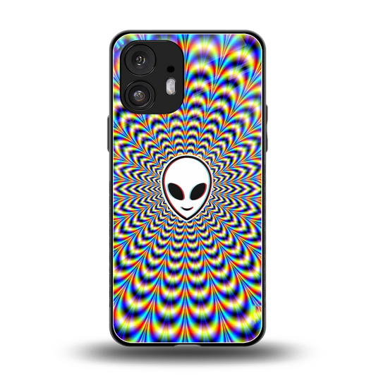 Galactic Vibes back phone cover | glass case for nothing phone 2